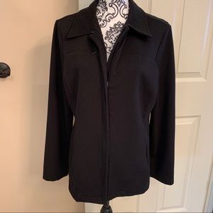 NY & Co Full Zip black jacket top. Size L